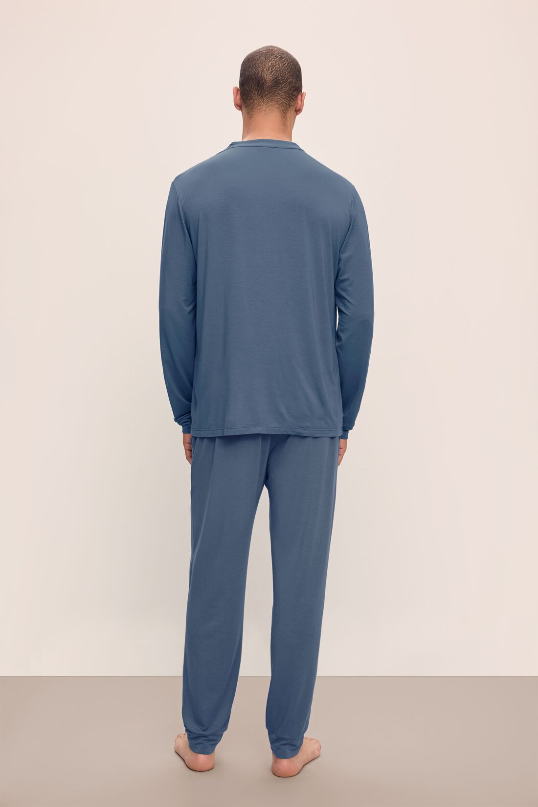 Men | Henry TENCEL™ Modal Long PJ Set | Coastal Blue