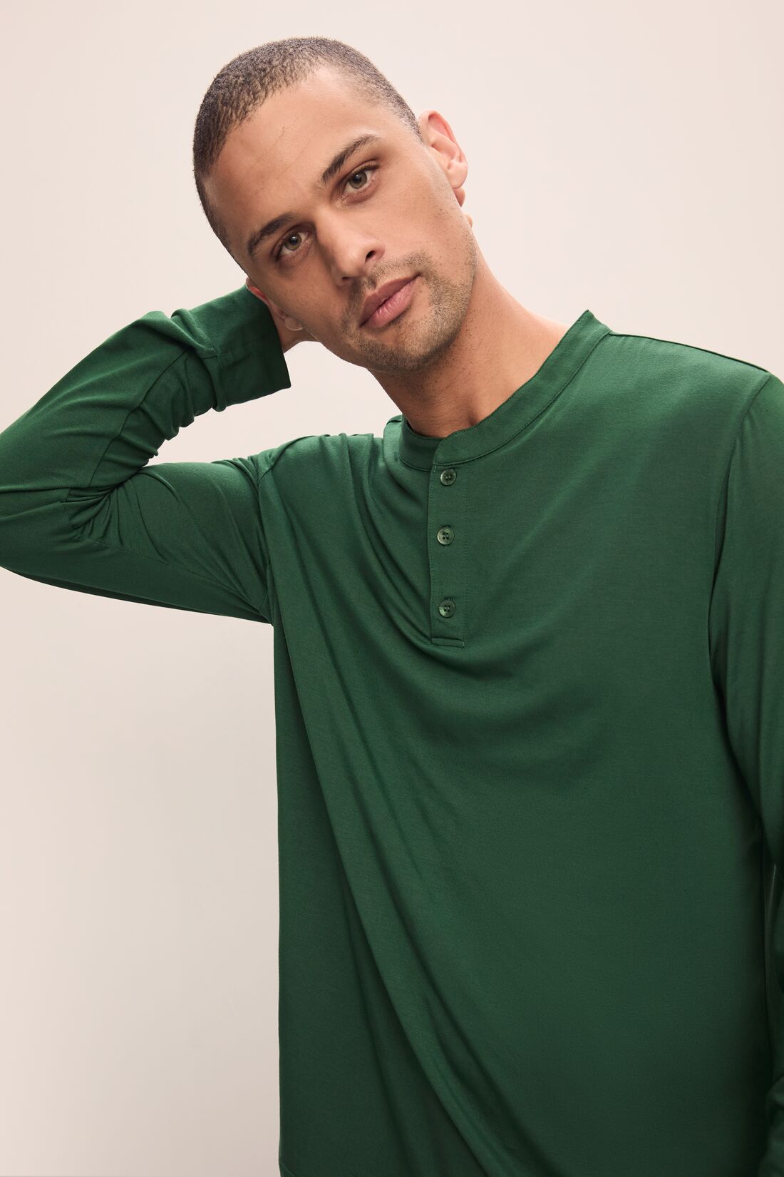 Men | Henry TENCEL™ Modal Long PJ Set | Forest Green