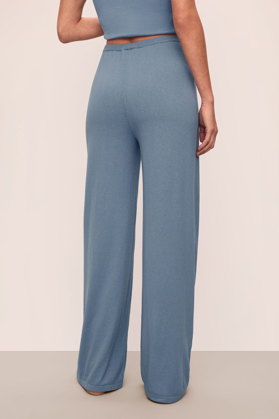 Womens | Fine Gauge Sweater Pant | Faded Denim