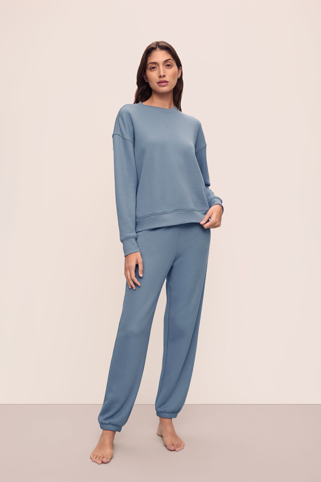 Womens | French Terry Jogger | Faded Denim