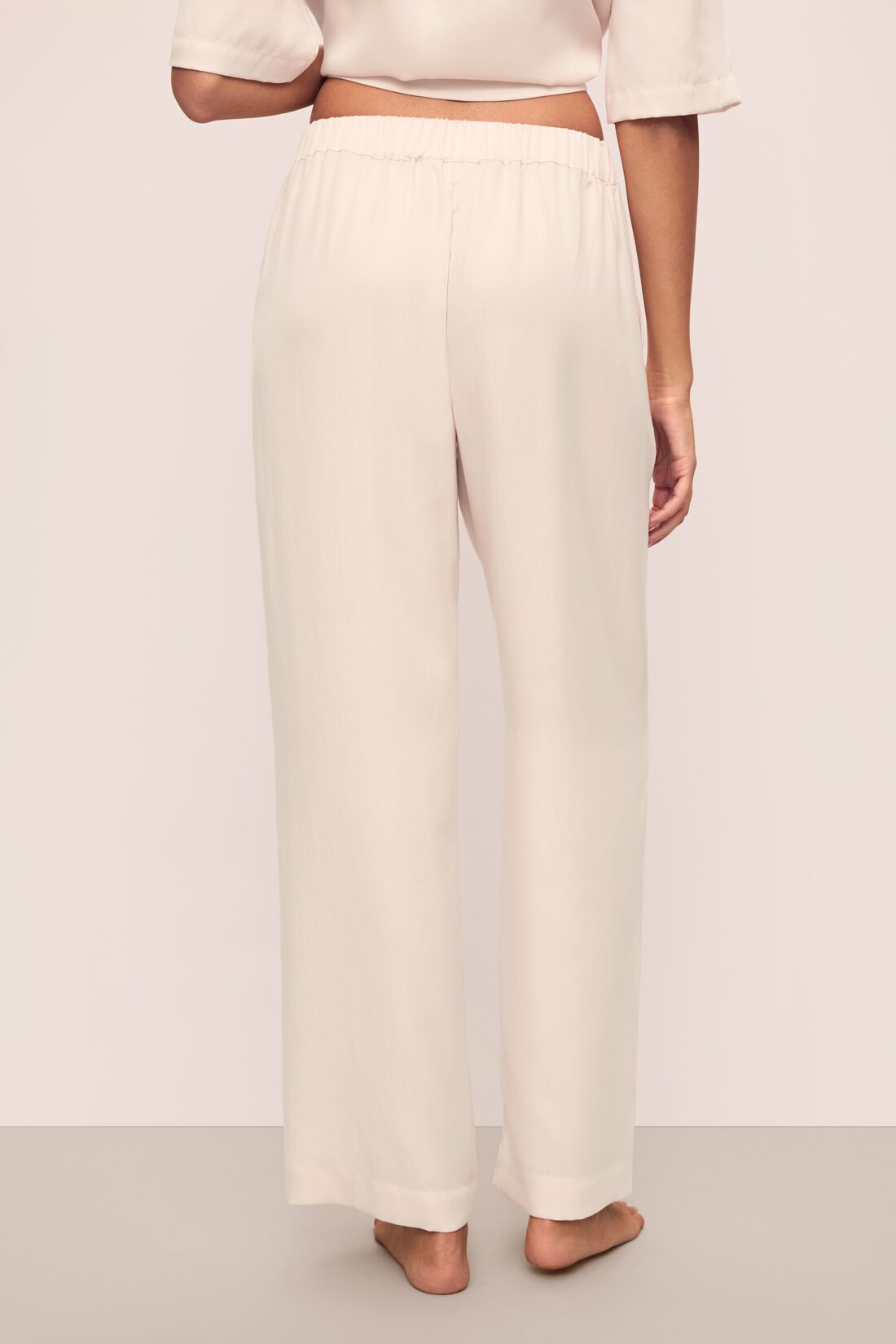 Tencel Woven Relaxed Trouser | Whitecap Grey