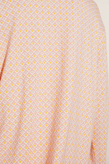 Gisele Printed TENCEL™ Modal Long PJ Set | Geo Tile Rose Cloud/Rose Cloud