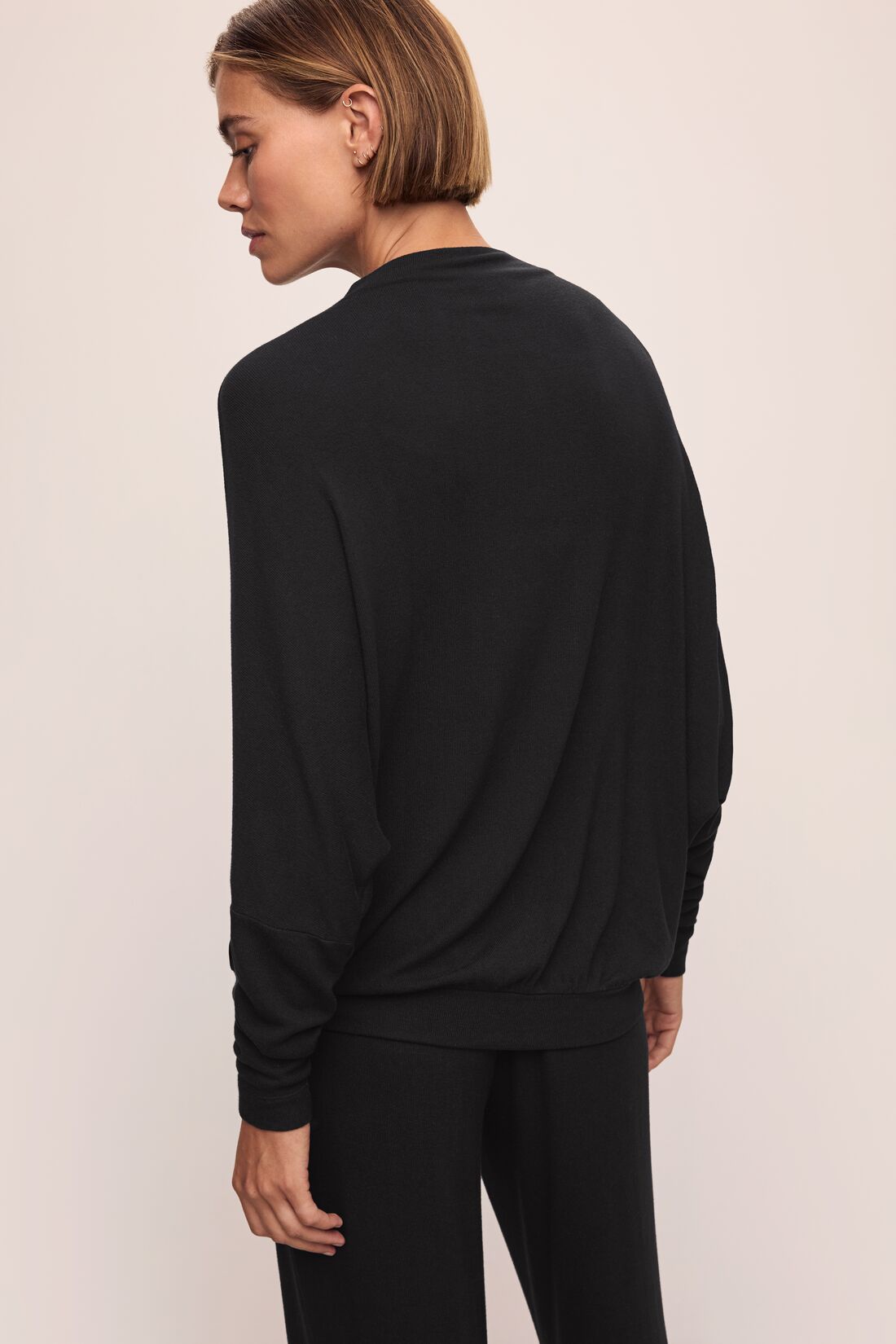 Womens | Cozy Time Mock Neck Pullover | Black