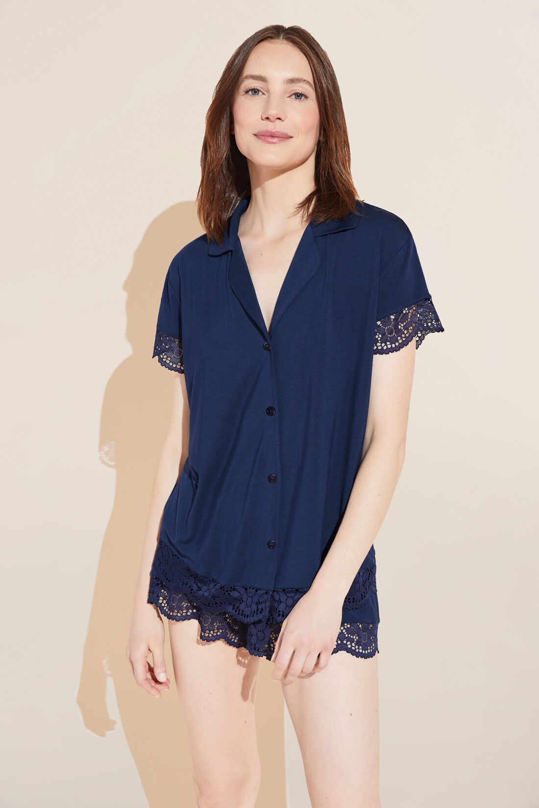 Beatrix TENCEL™ Modal Shortie Short PJ Set | Navy