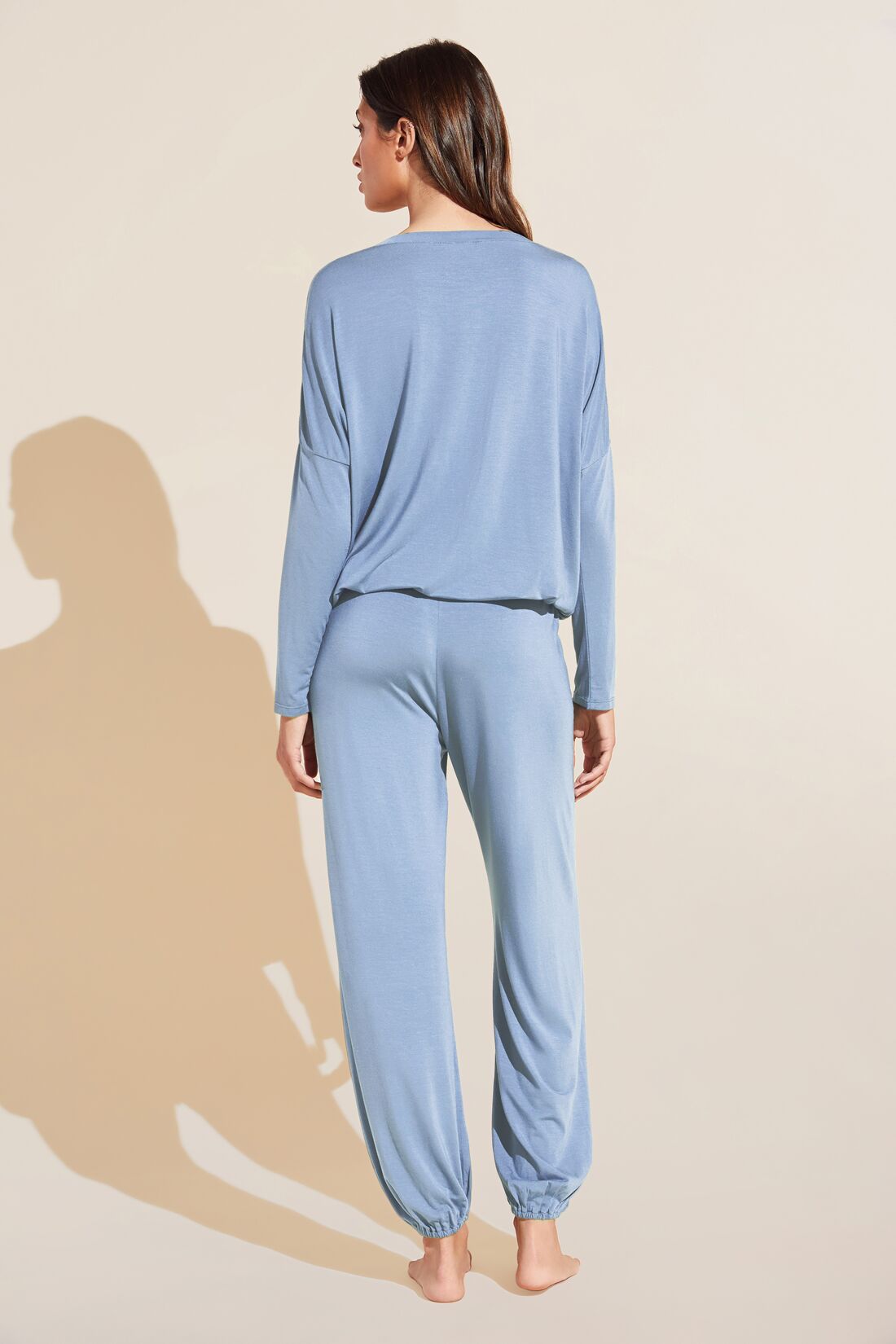 Gisele TENCEL™ Modal Slouchy PJ Set | Wedgewood Blue/Ivory