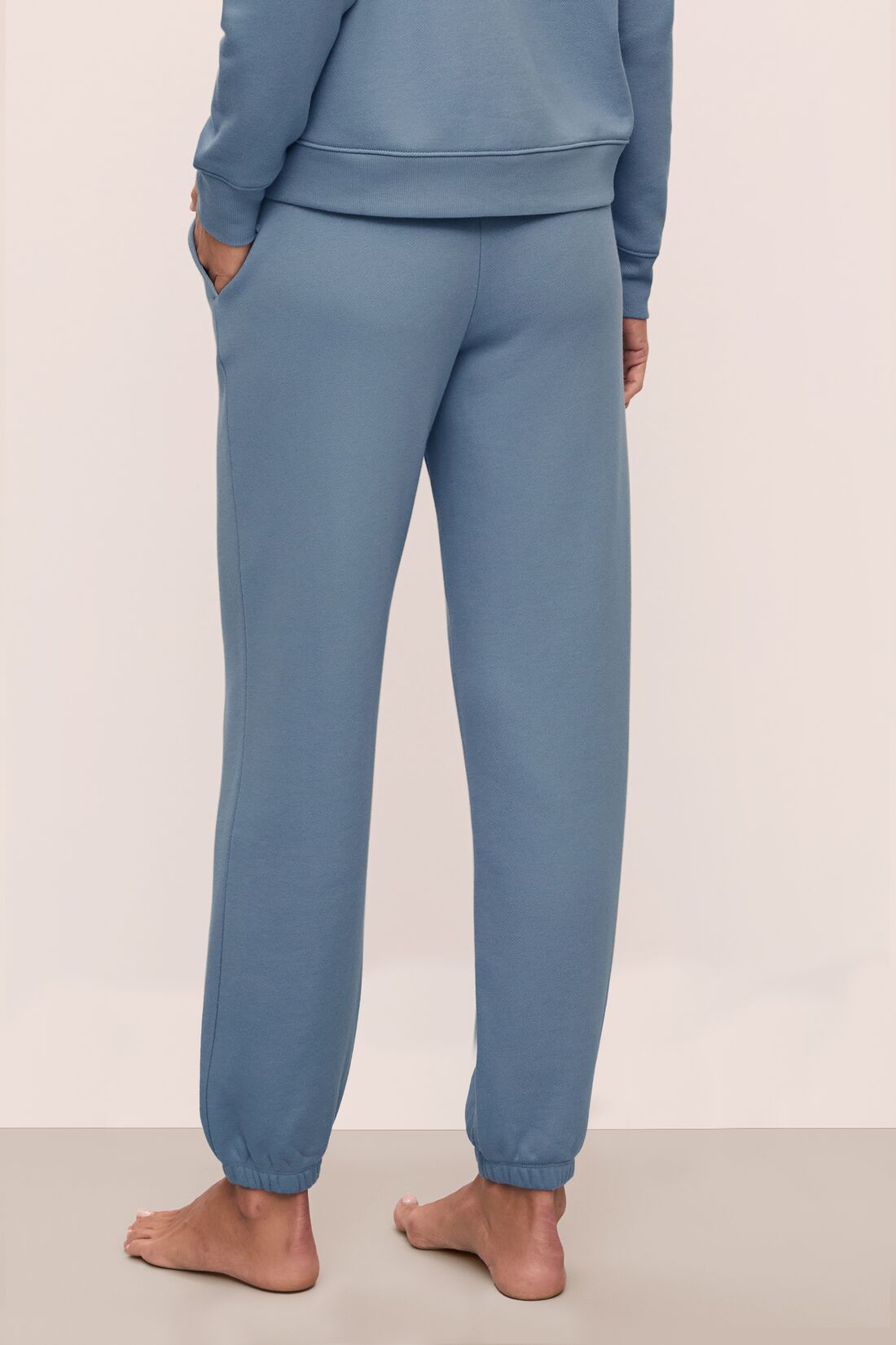 Womens | French Terry Jogger | Faded Denim