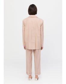Lubaina | Double-Breasted Blazer | Pale Rose