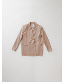 Lubaina | Double-Breasted Blazer | Pale Rose