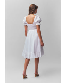 Luciana Dress | White