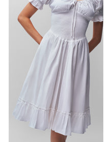 Luciana Dress | White