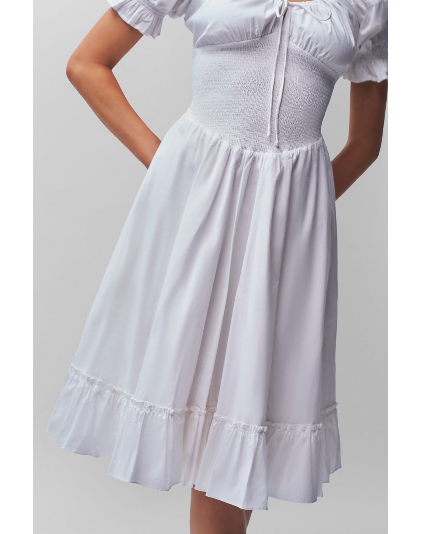 Luciana Dress | White