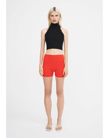 Lulu Eco Stretch | Cropped Sleeveless Top | Black