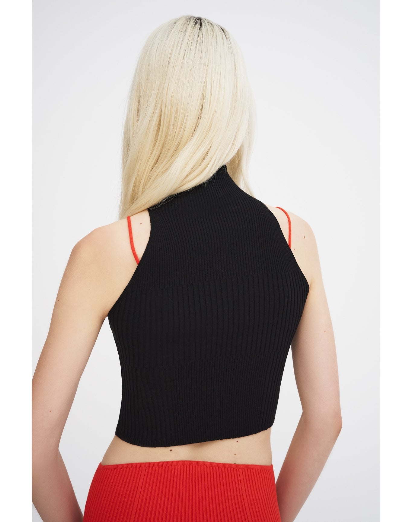 Lulu Eco Stretch | Cropped Sleeveless Top | Black