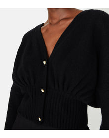 Luna Pearl Cardigan | Black