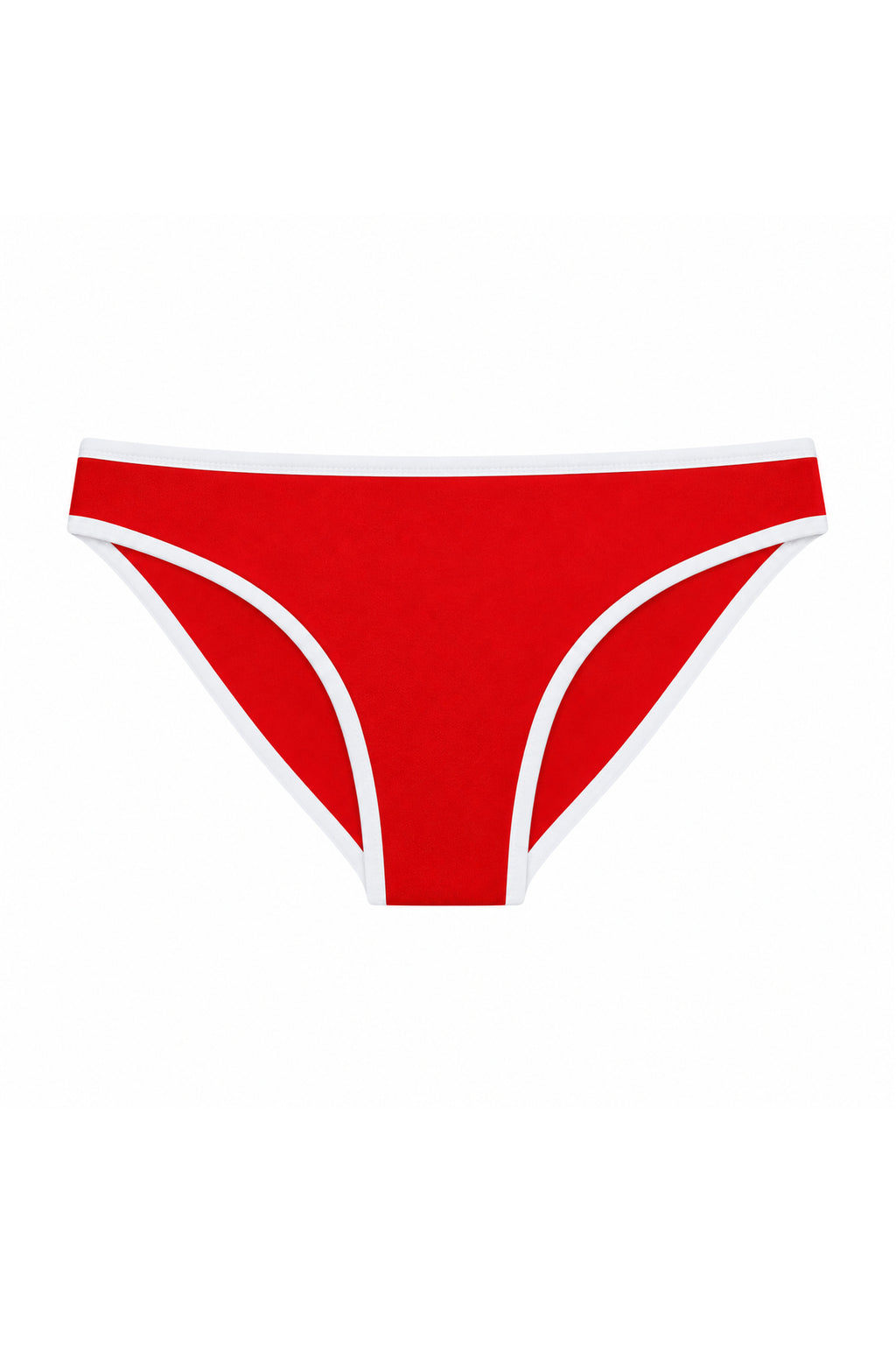 Lure Bottom | Red w White Contrast