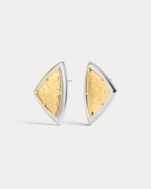The Bianco Nero Studs | Silver/Gold