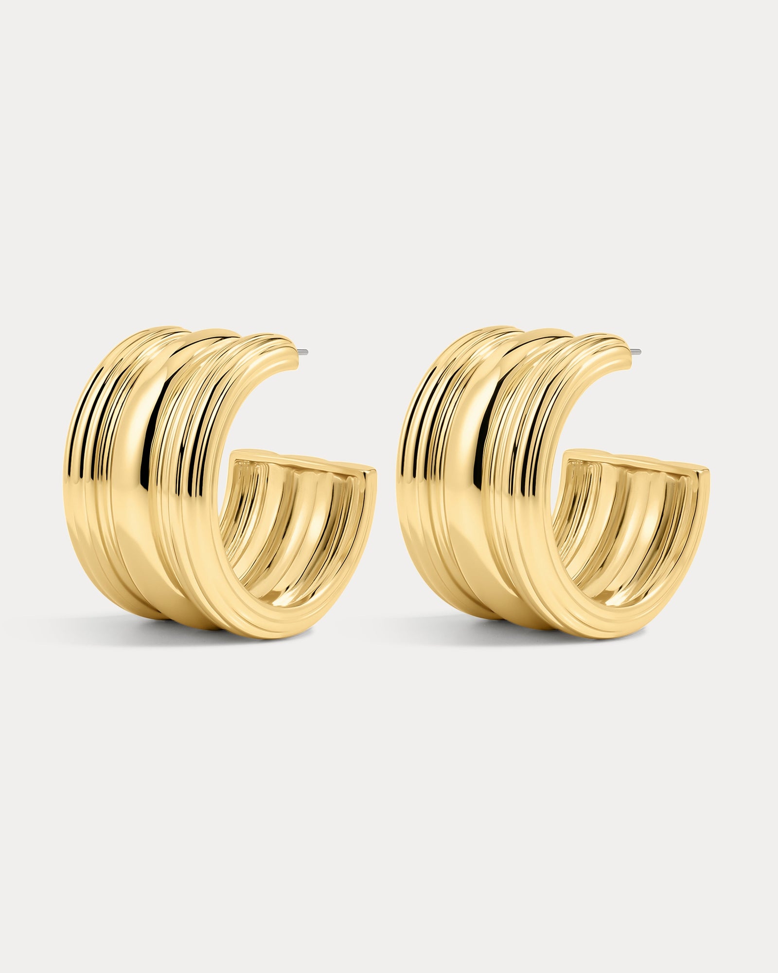 The Canyon Hoops | Gold