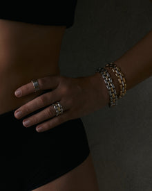 The Noir Link Bracelet | Gold/Silver