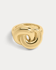 The Solstice Knot Ring | Gold