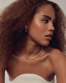 The Isla Tennis Necklace | Gold Vermeil Plated Sterling Silver