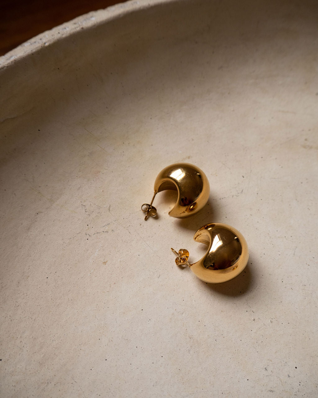 Lucia Hoops - Gold | Plated Gold