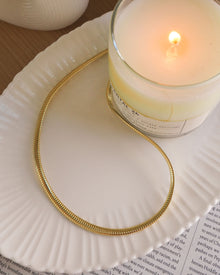 Mini Flex Snake Chain Necklace | Lobster clasp | Gold
