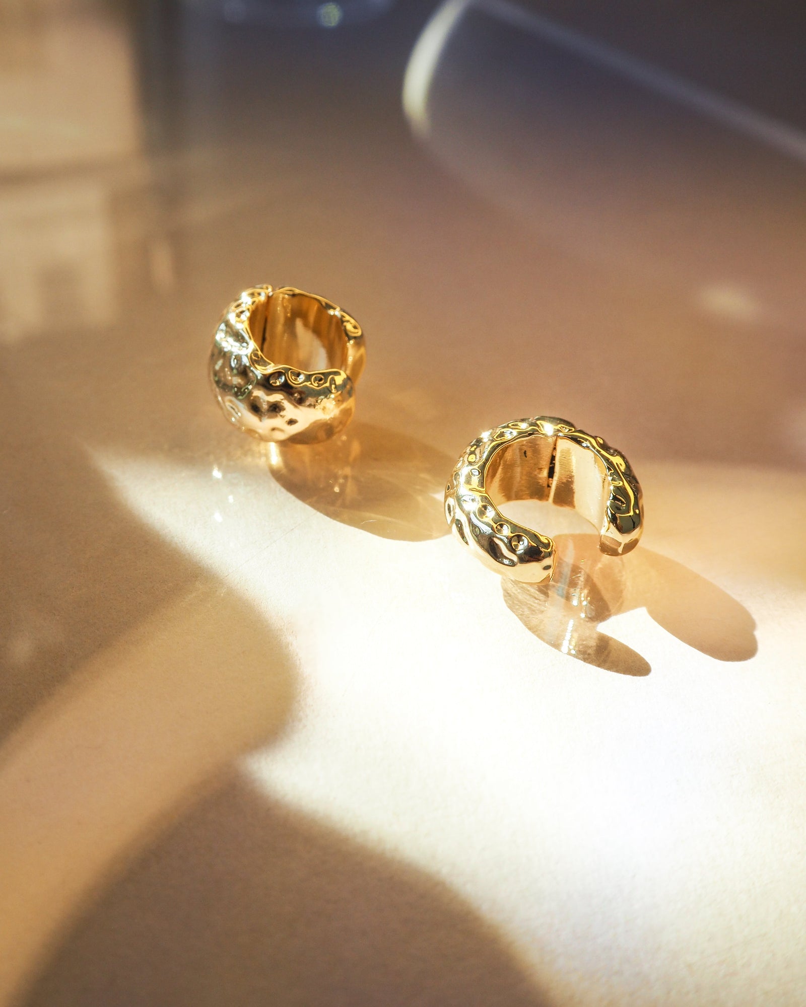 Molten Ear Cuff Set | Gold