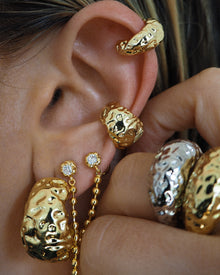 Molten Hoops | Silver