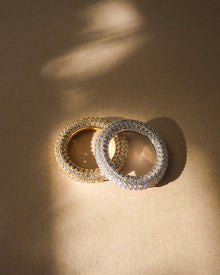 Pave Amalfi Ring | Cubic Zirconia | Gold