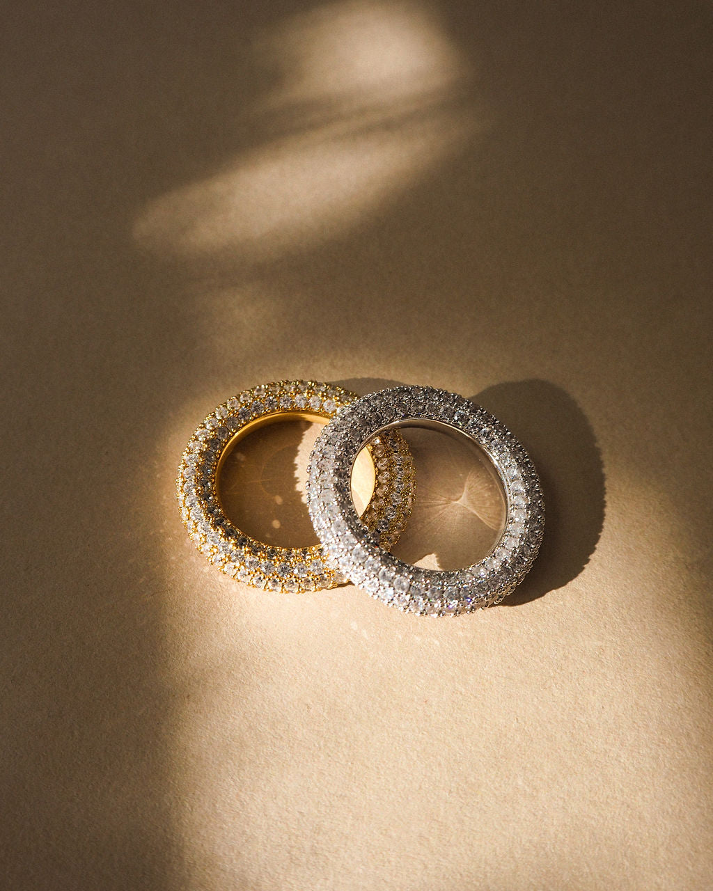 Pave Amalfi Ring | Cubic Zirconia | Gold