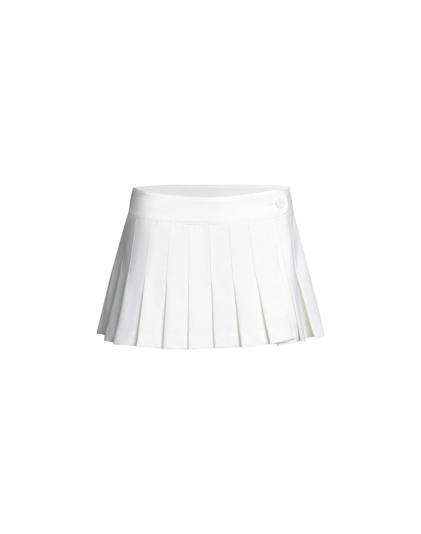 Lyneth Pleated Mini Skirt | White