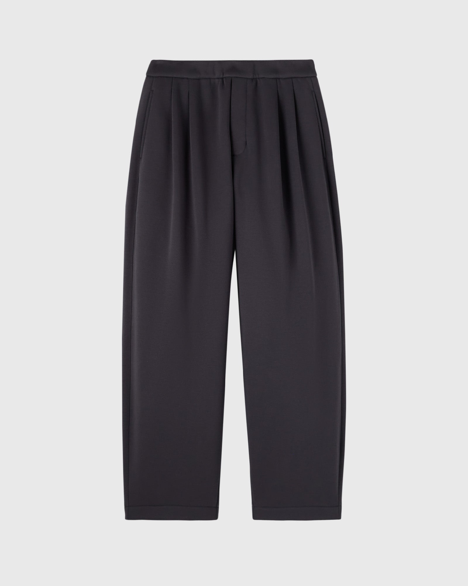 Luxe Fleece Pull-On Trouser - Pinstripe