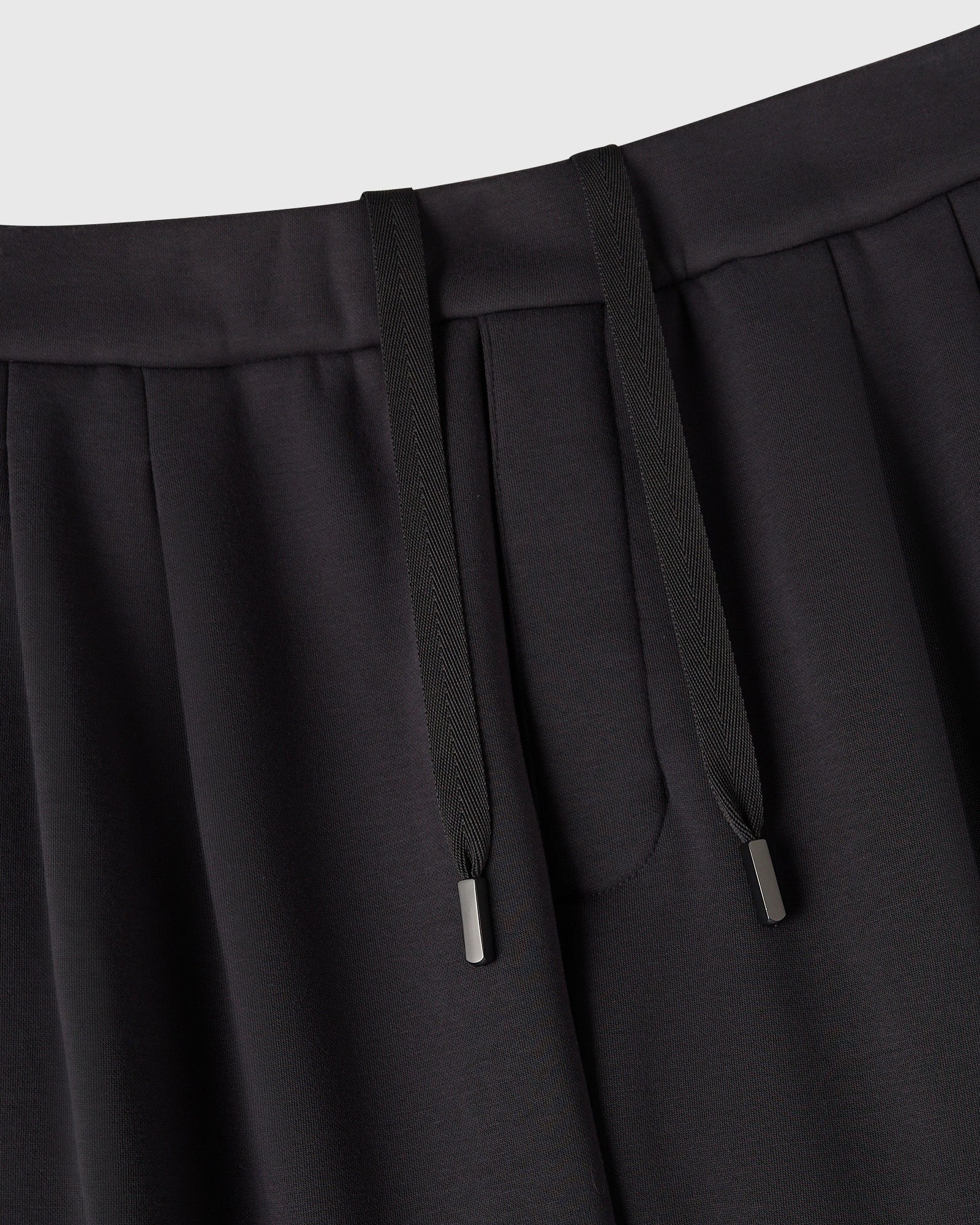 Luxe Fleece Pull-On Trouser - Pinstripe