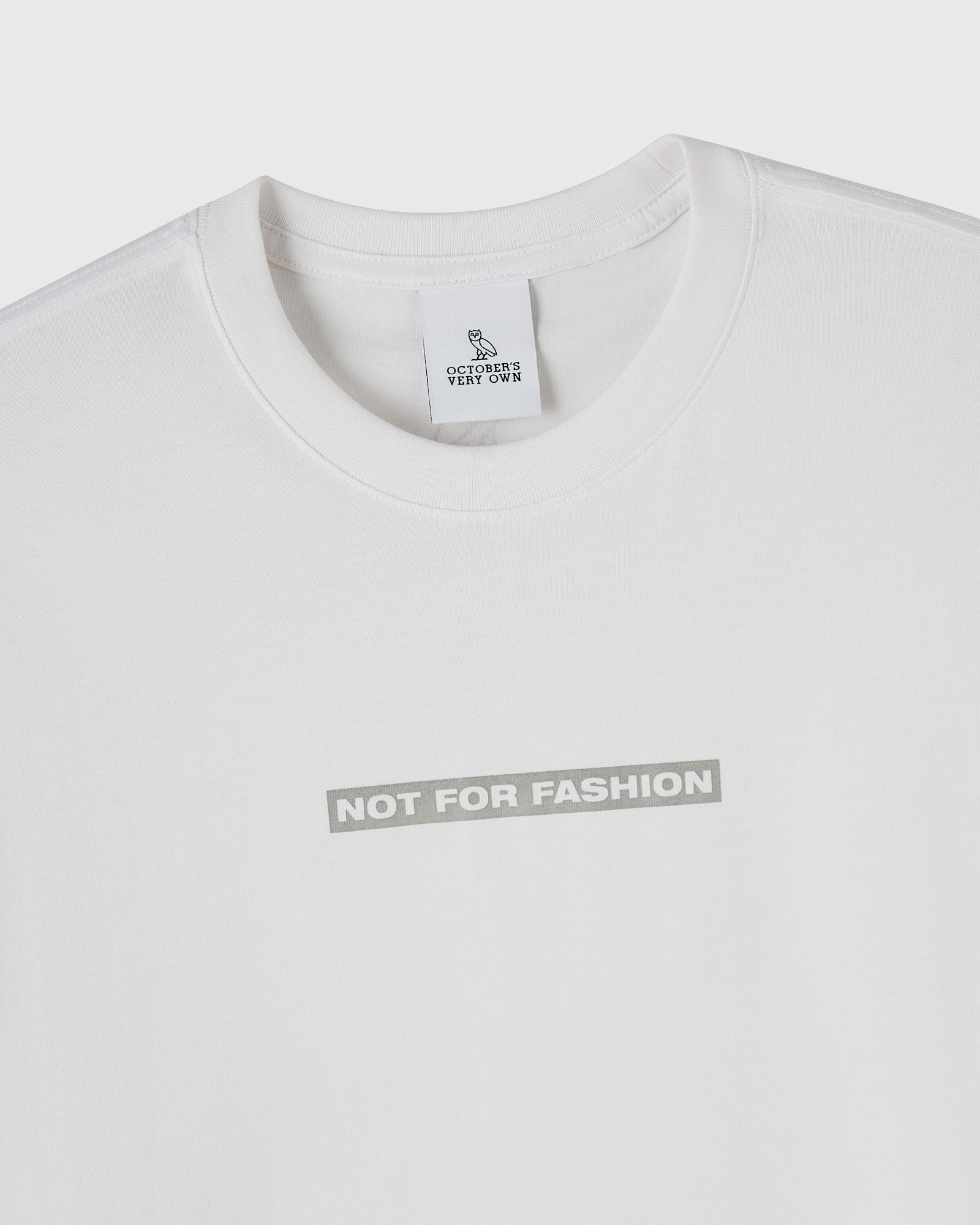 Not For Fashion Tee - White