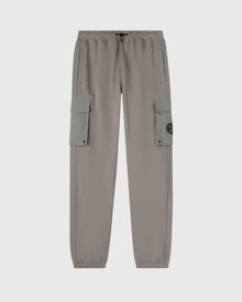 Nylon Overlay Sweatpant - Moon Rock