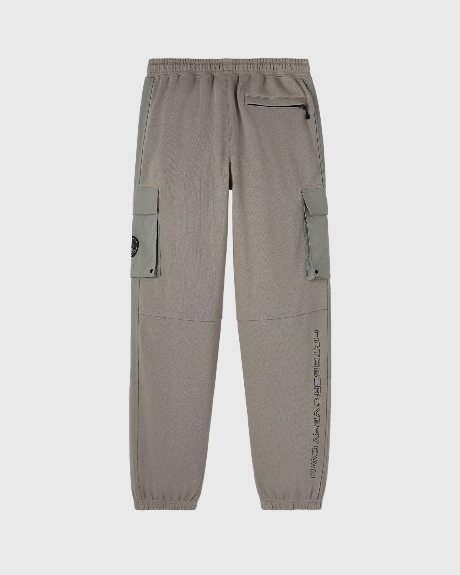 Nylon Overlay Sweatpant - Moon Rock
