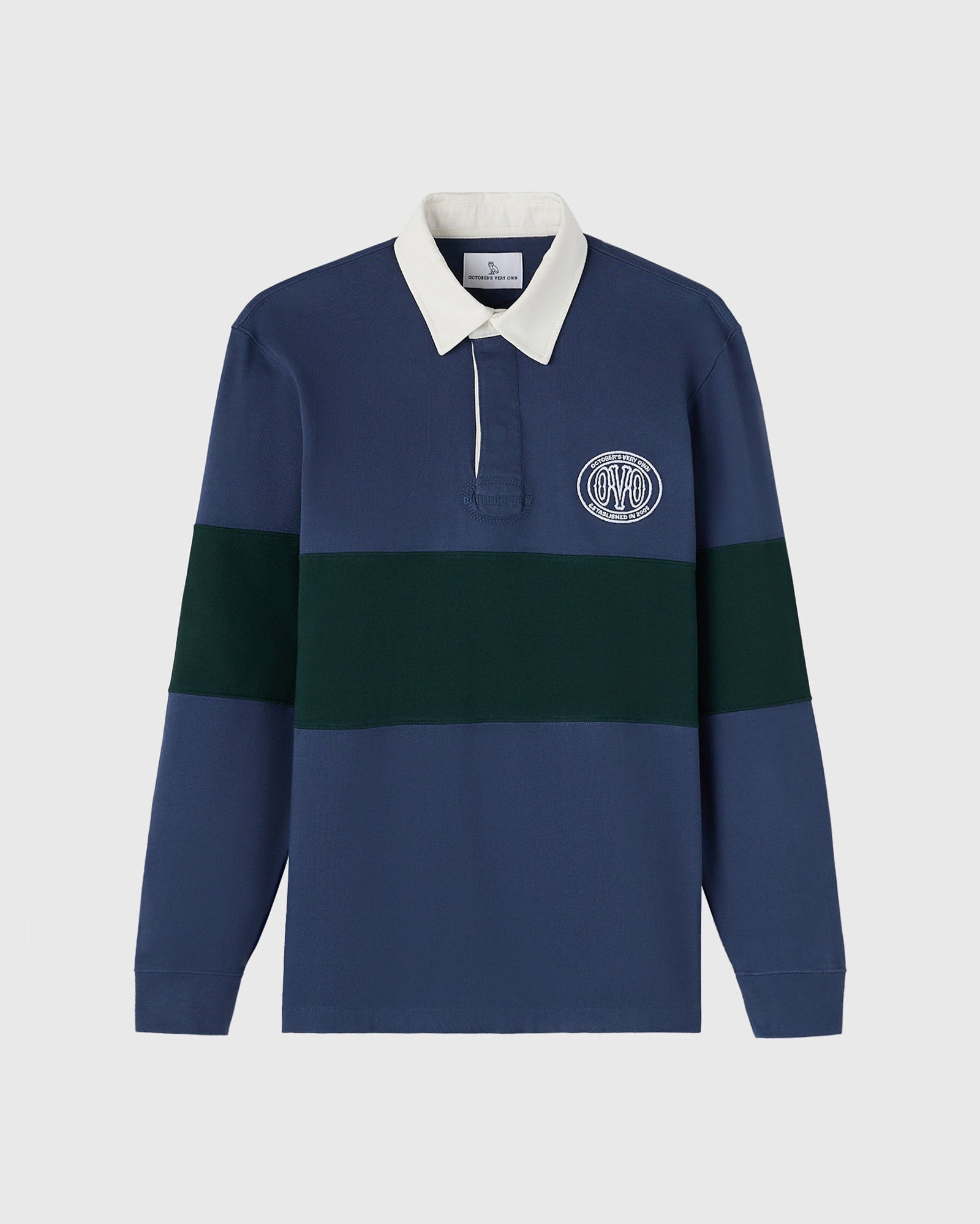 Mens | Color Block Rugby Polo | Starling