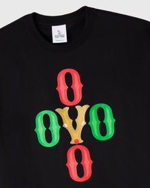 Reindeer Pom Pom Tee - Black