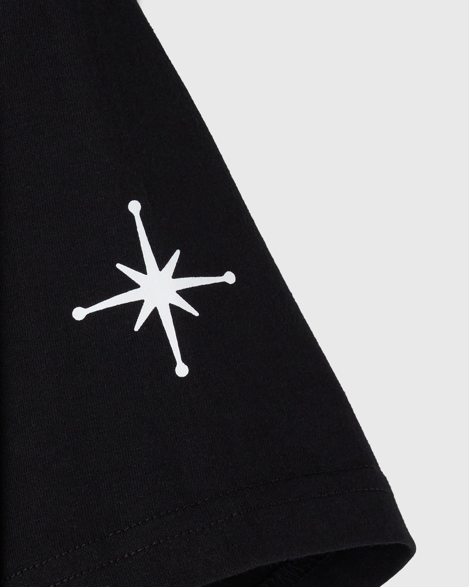 Reindeer Pom Pom Tee - Black