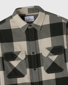 Plaid Flannel Shirt - Linen