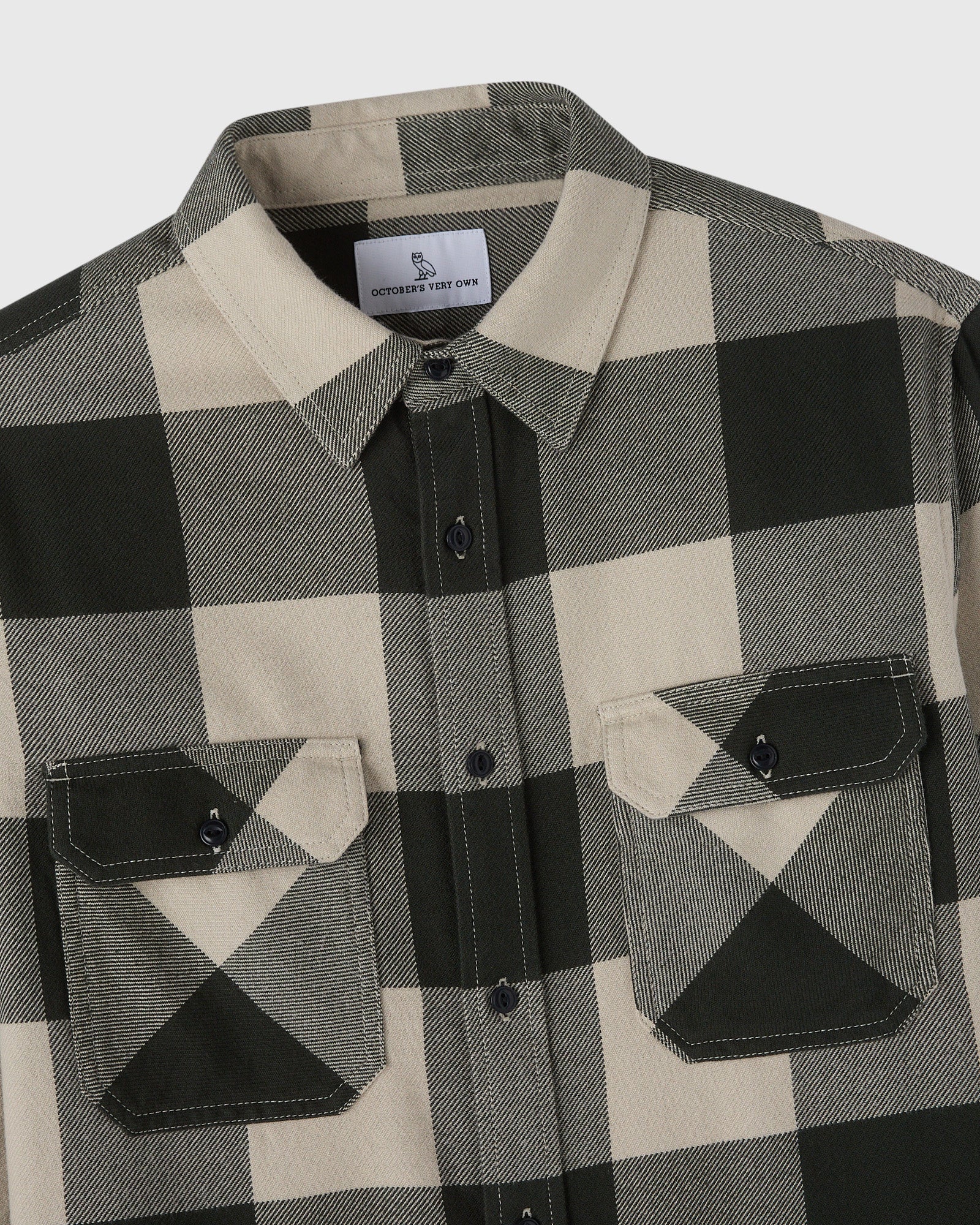 Plaid Flannel Shirt - Linen