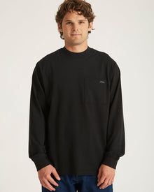 Black | Dekalb Heavy Weight Mockneck LS