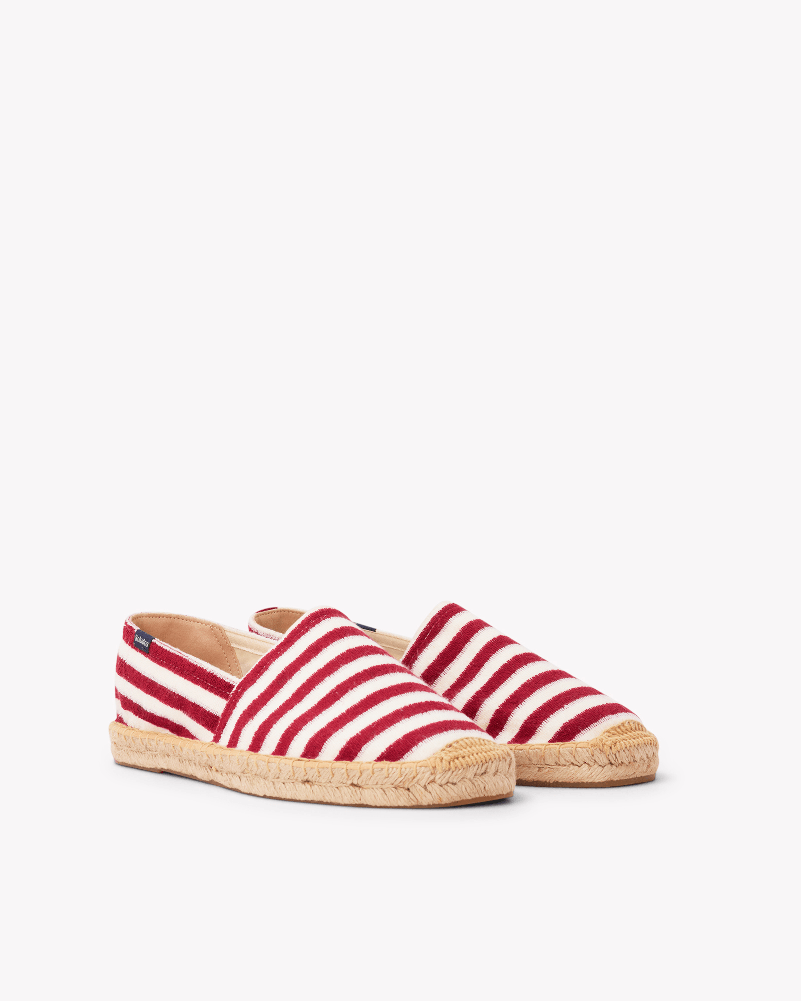 Men's Original Espadrille | Terry | Burgundy - Natural - Mens Espadrilles - Burgundy - Natural - ET2C - 