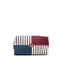 Loewe | Pre-Owned Paulas Ibiza Large Canvas Stripes Cushion Tote | Red