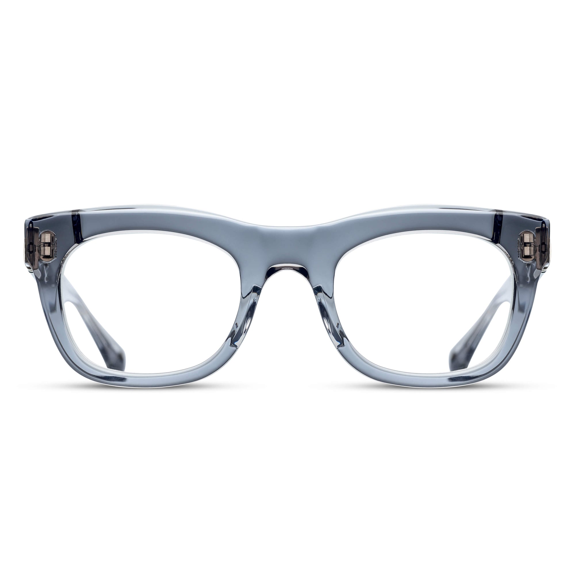 M1020 Rectangle Optical | Grey Crystal | Clear Lens | 50MM
