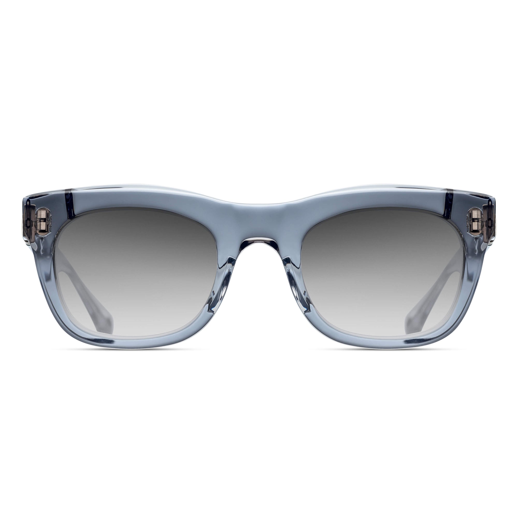 M1020 Rectangle Sunglass | Grey Crystal | Grey Gradient Lens | 53MM