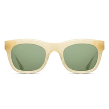 M1020 Rectangle Sunglass | Natural Brown | Sage Green Lenses