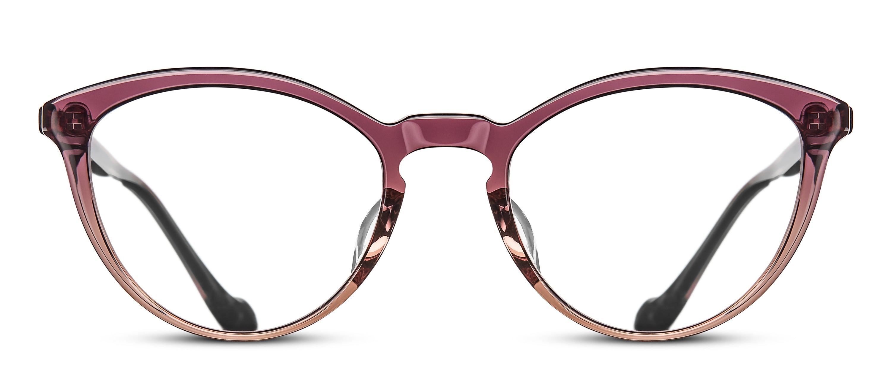 Womens | M1025 Cat Eye Optical | Lavender | Clear Lens | 52MM