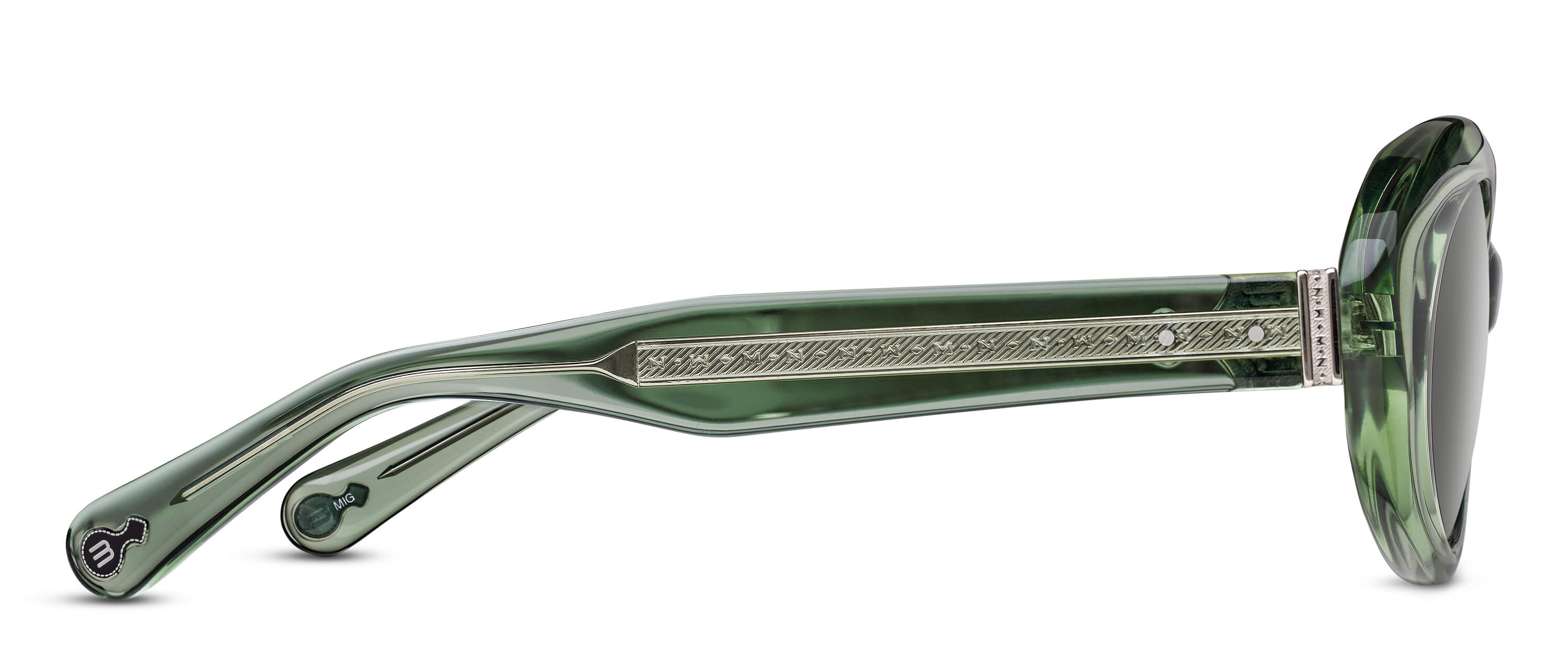 Womens | M1034 Oval Sunglass | Mint Green | Grey Lenses | 53MM