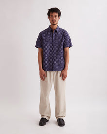 Ocean | Bruce Block Print SS Shirt